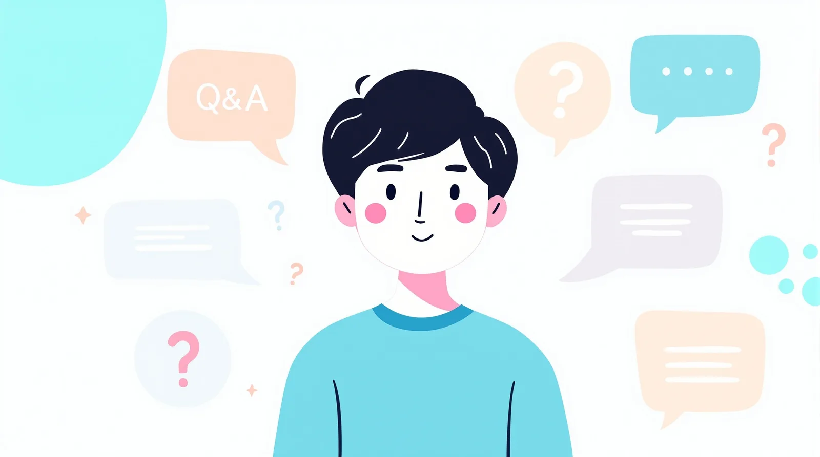 質問する学生のイラスト