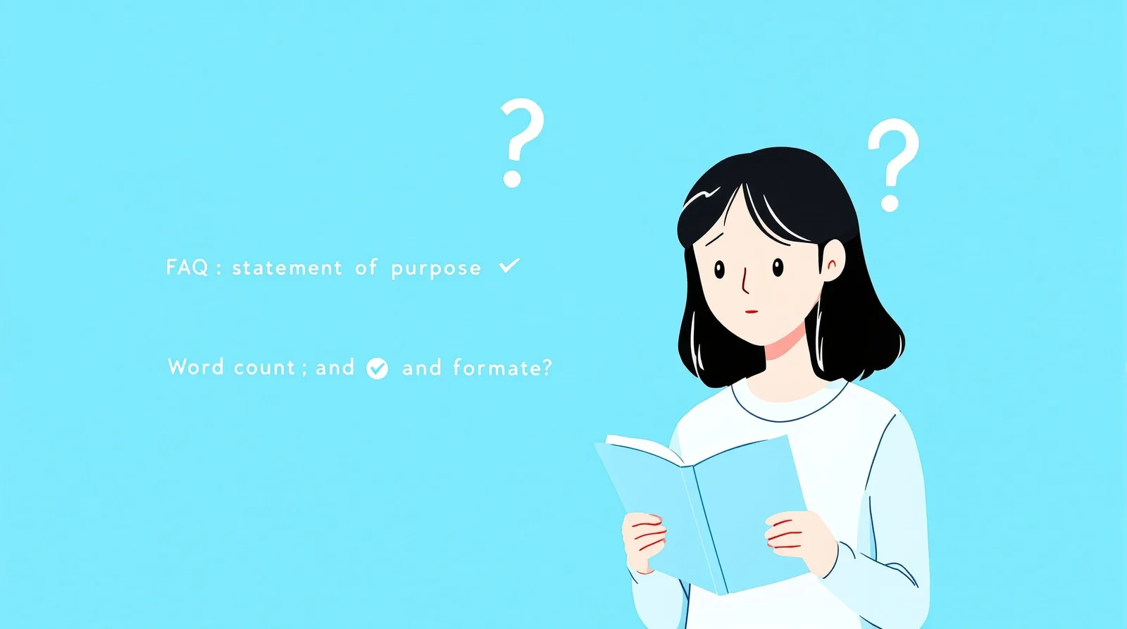 Q&Aで疑問を解決する学生のイラスト