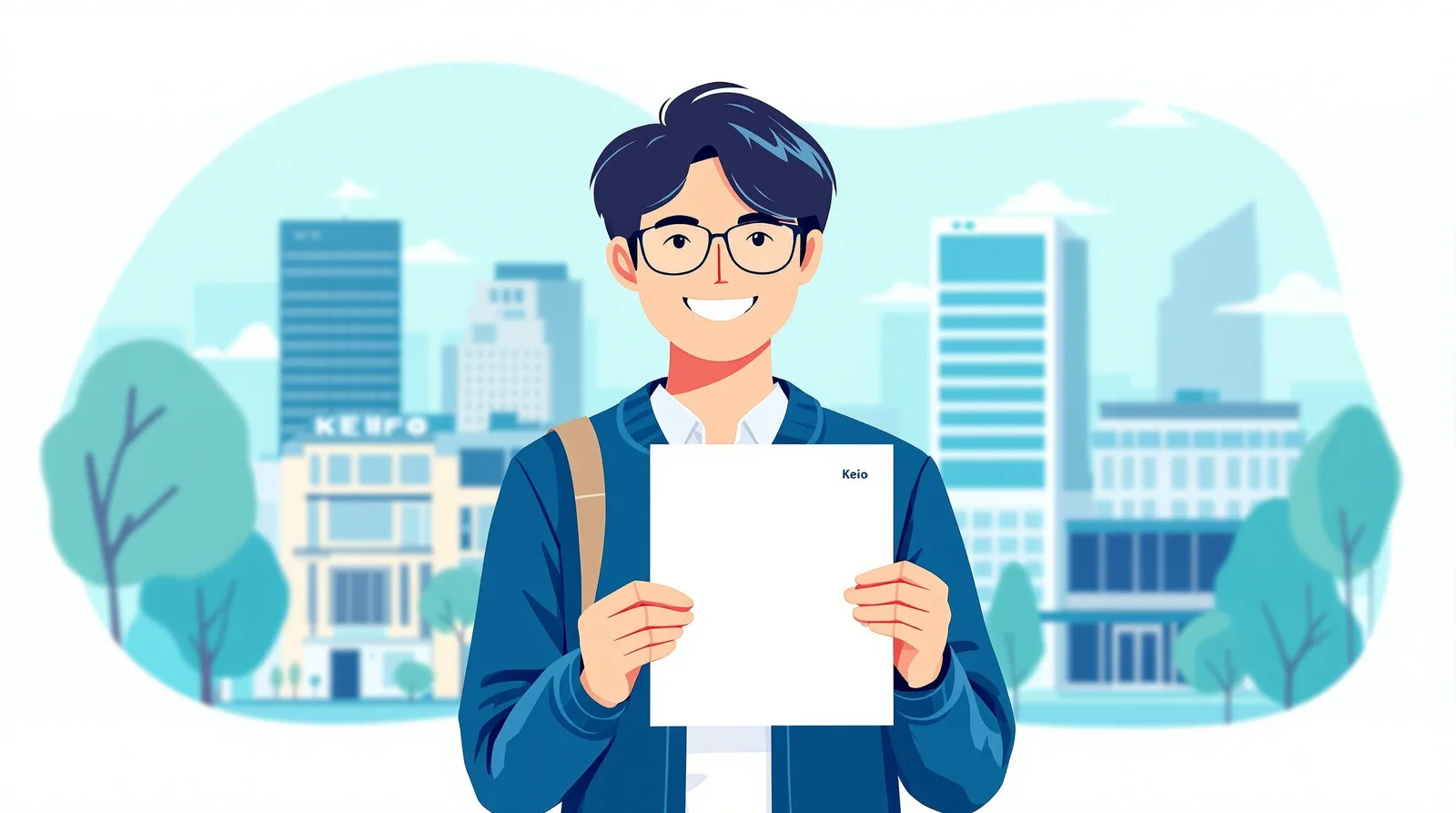 SFC合格者が体験を語るイラスト