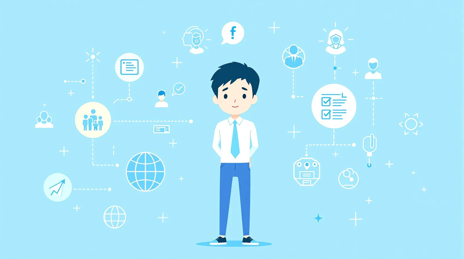 大学が求める学生像を表すイラスト